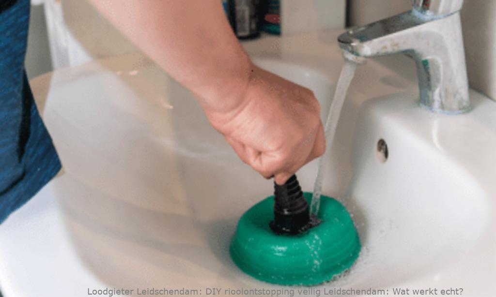 Diy Rioolontstopping Veilig Leidschendam